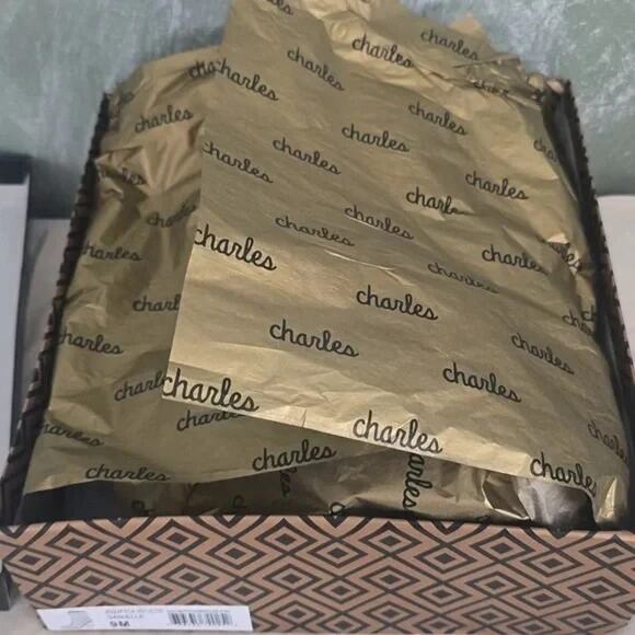 Charles David Womens Studded Stretch Microsuede Black Pull-on Bootie Danielle 9 - Picture 9 of 9